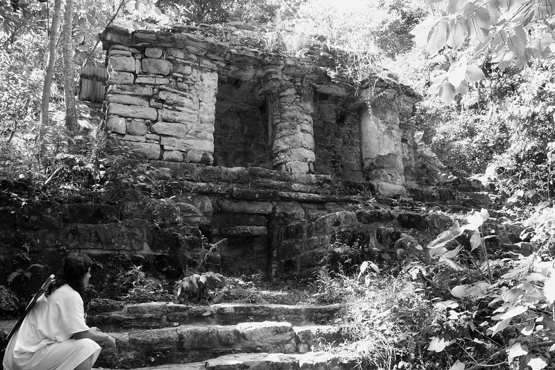 Lacandon People Man in the Lacandon Jungle of the Mexican state of Chiapas