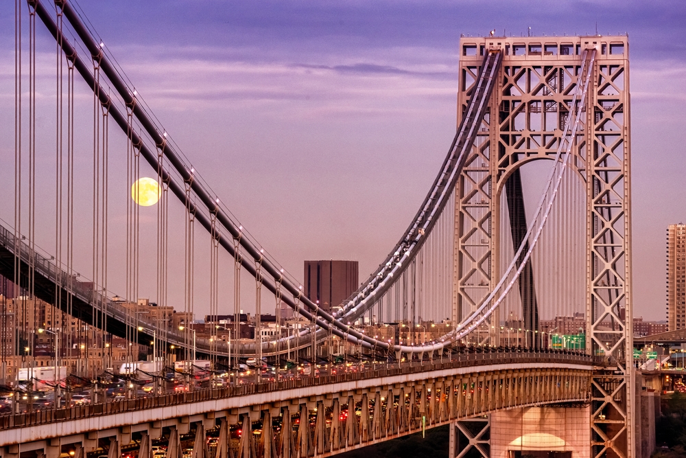george washington bridge, usa