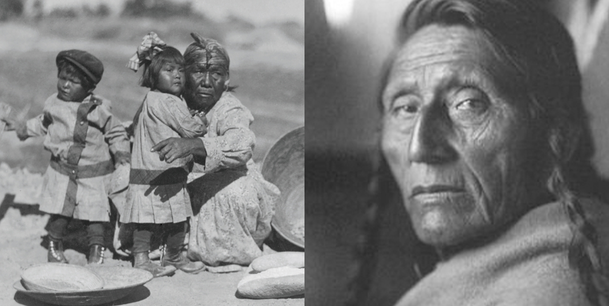 Cahuilla tribe split image