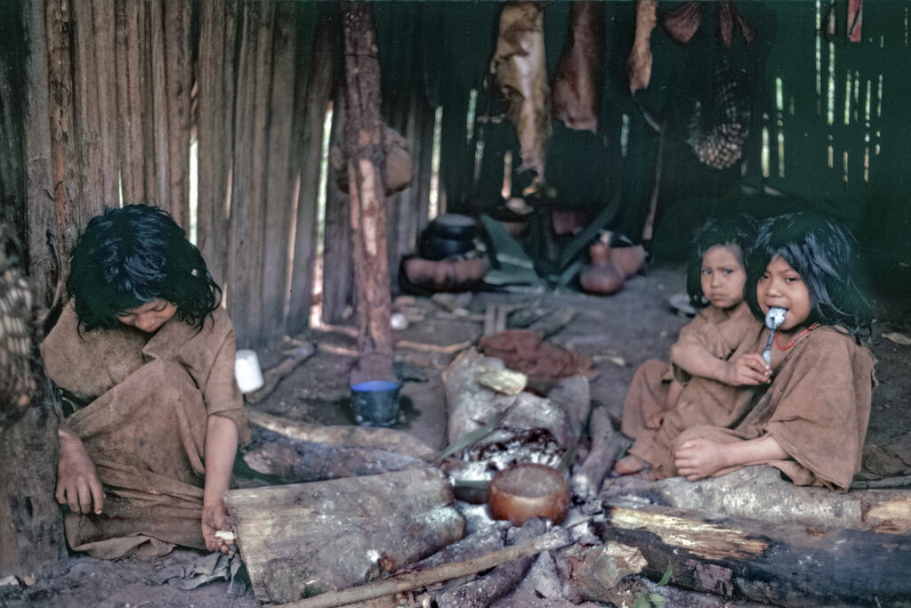 Lacandon People Split image