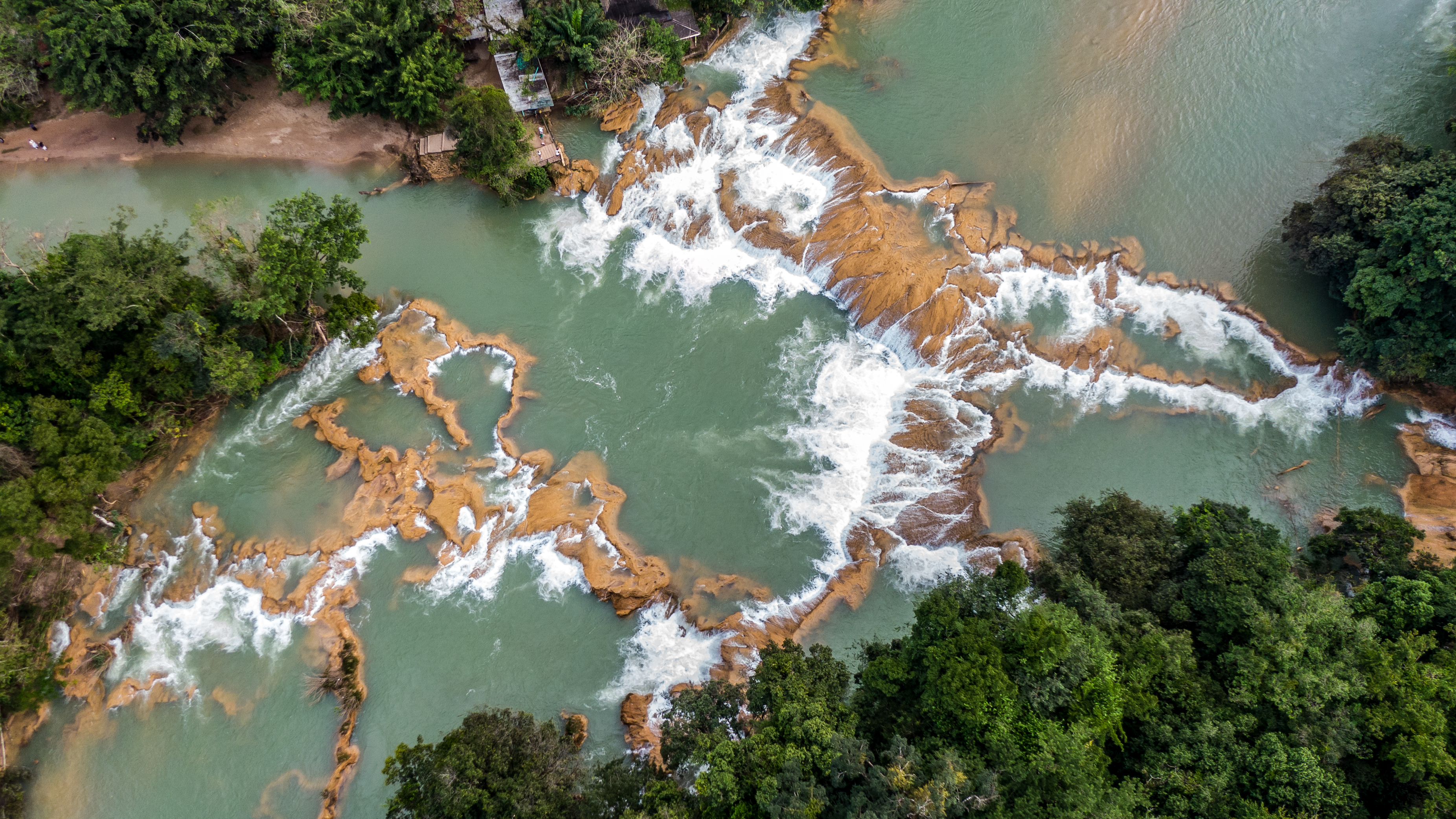Waterfalls Agua Azul Chiapas Mexico