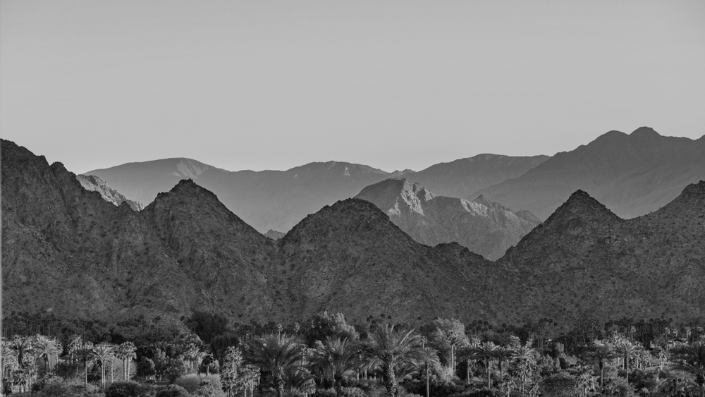 Sunset Landscape in Coachella Valley