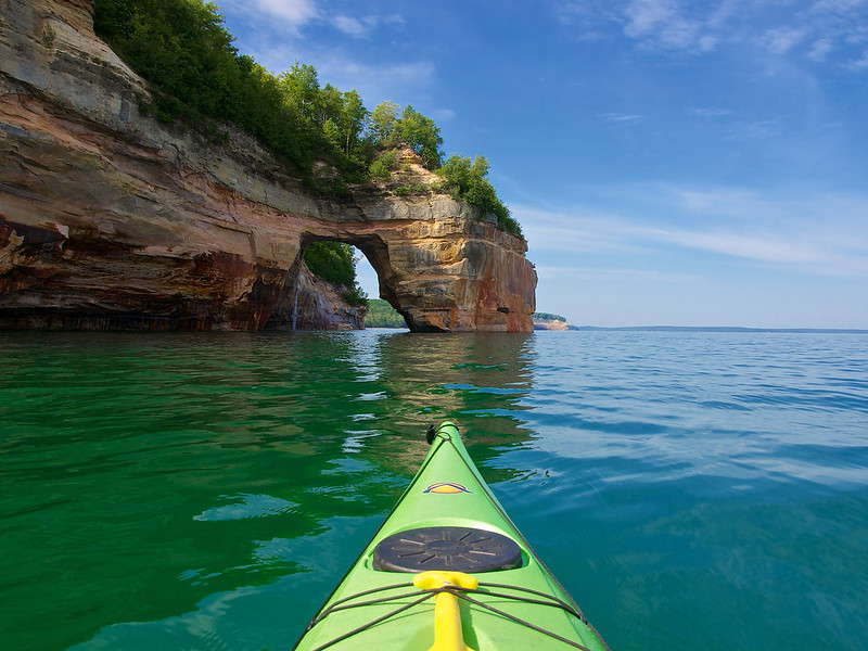 Lovers' Leap at the Pictured Rocks National Lakeshore