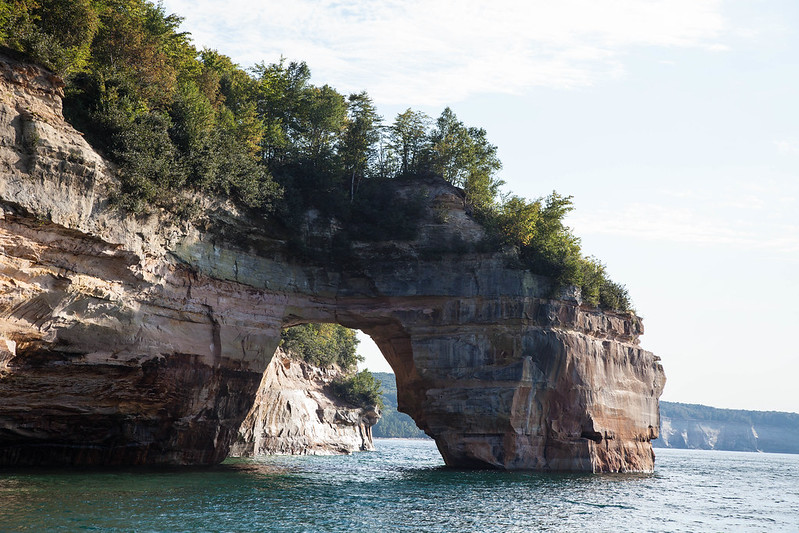 Lovers' Leap at the Pictured Rocks National Lakeshore