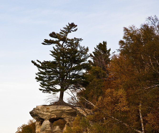 Chapel Rock at the Pictured Rocks National Lakeshore