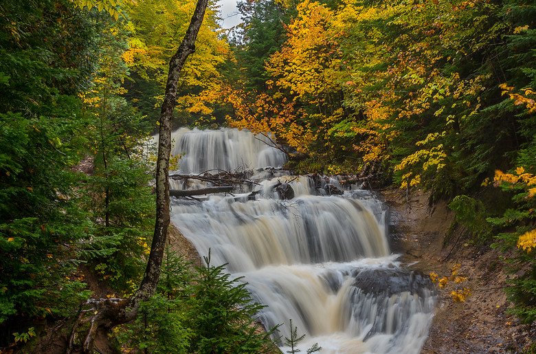 Sable Falls the Pictured Rocks National Lakeshore