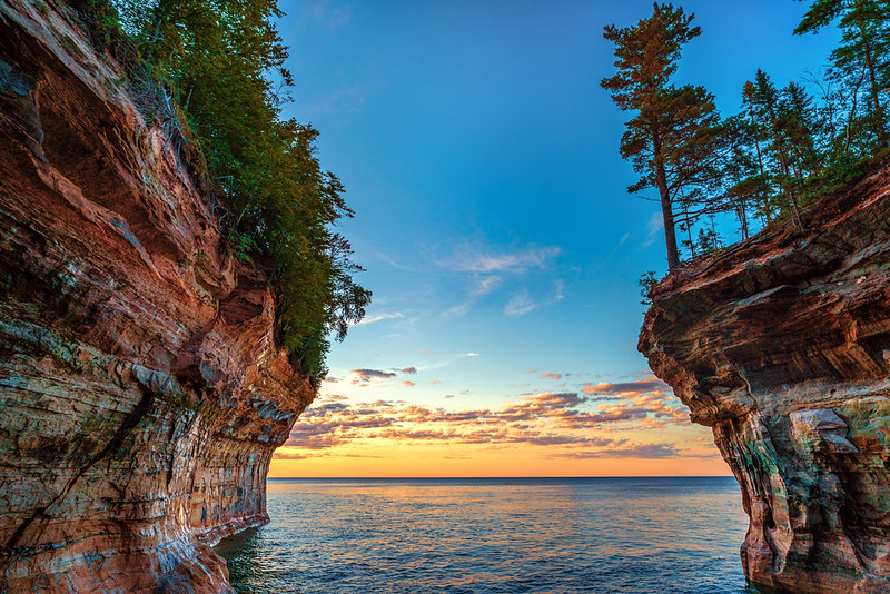 Landscape Photo of the Pictured Rocks National Lakeshore