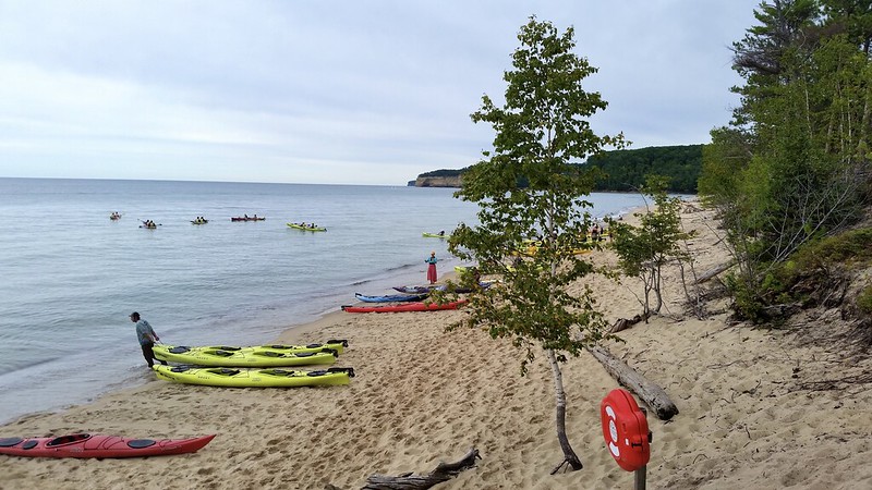 Miners Beach at the Pictured Rocks National Lakeshore in the Upper Peninsula