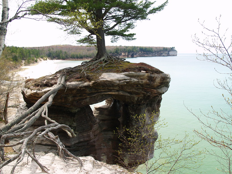 Chapel Rock at the Pictured Rocks National Lakeshore