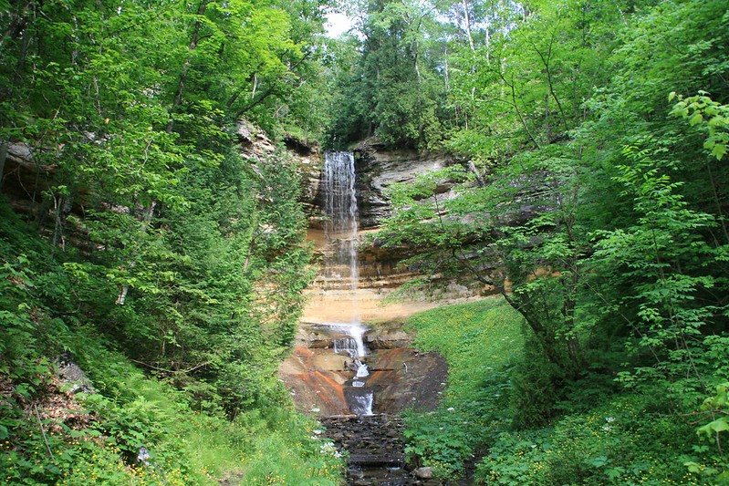 Munising Falls at the Pictured Rocks National Lakeshore