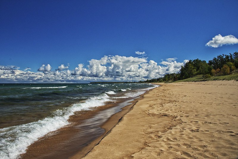 Landscape Photo of Sand Beach at the Pictured Rocks National Lakeshore