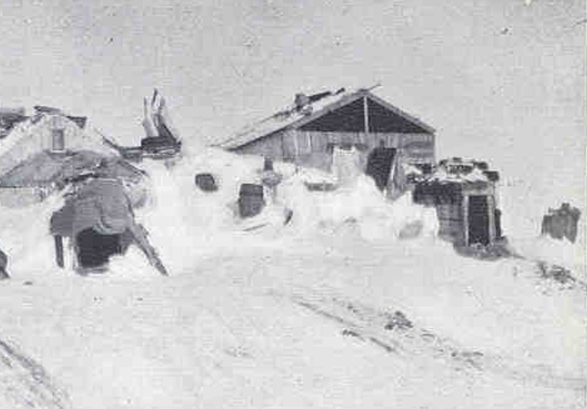 Native Houses At Point Barrow Village