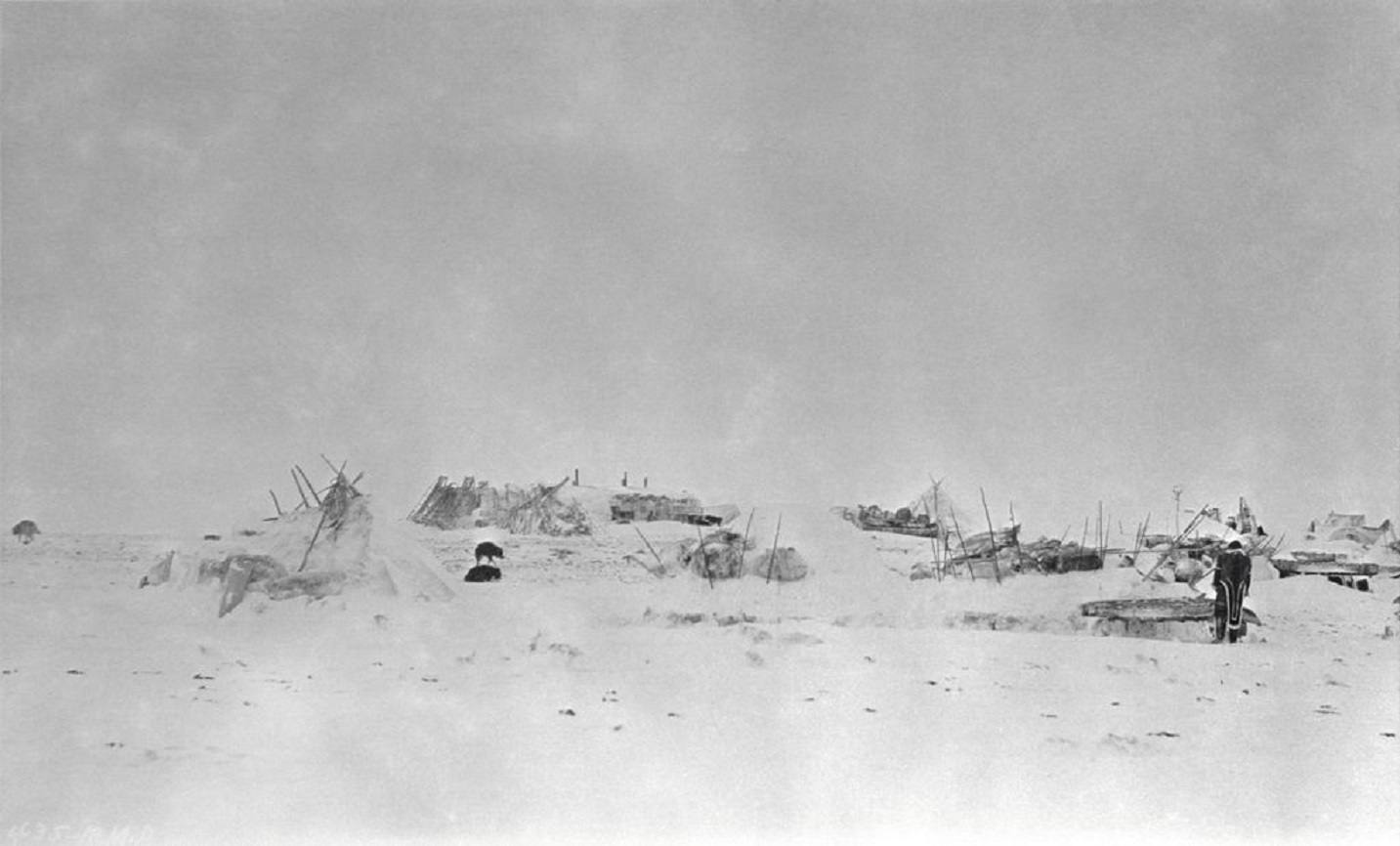 Copper Inuit Snowhouse Village At Bernard Harbour