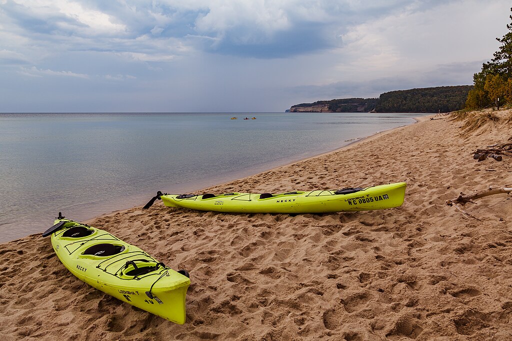 Miners Beach Kayaking at the Pictured Rocks National Lakeshore
