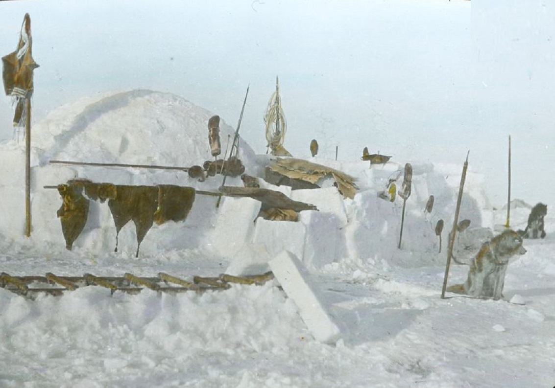 Snowhouses at Minto Inlet, Northwest Territories