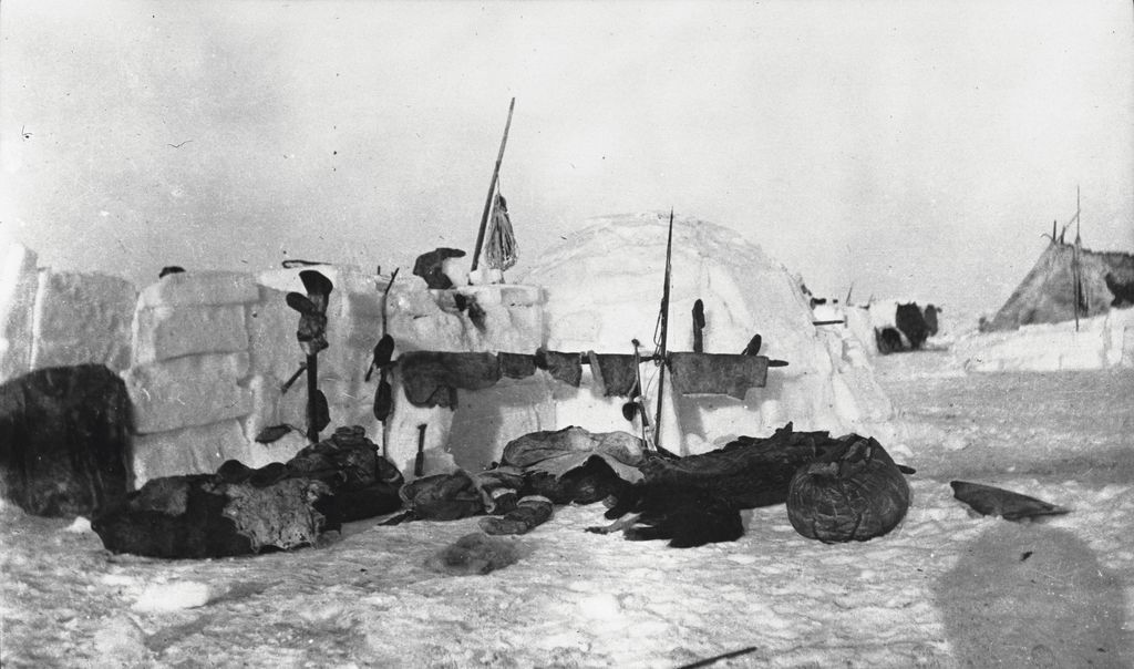 Snowhouses at Minto Inlet, Northwest Territories