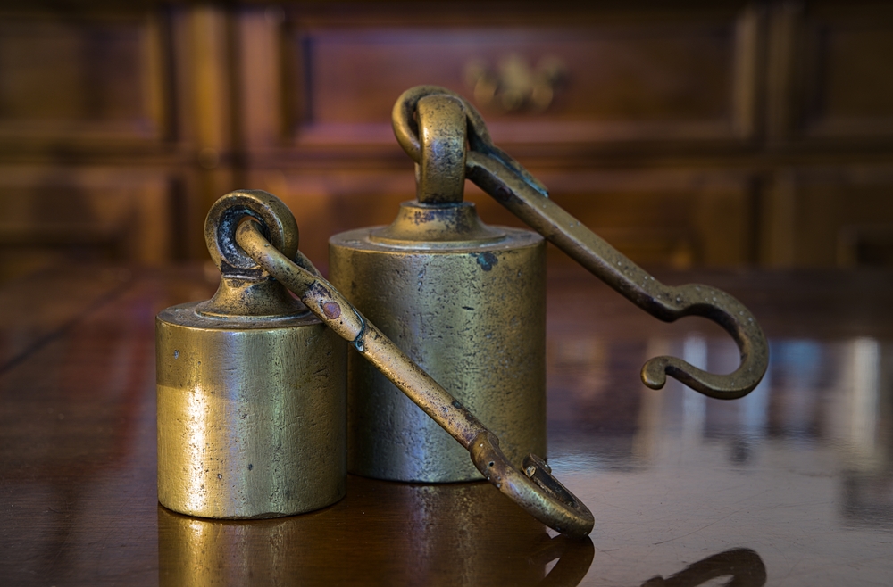 weights for the two-pan balance