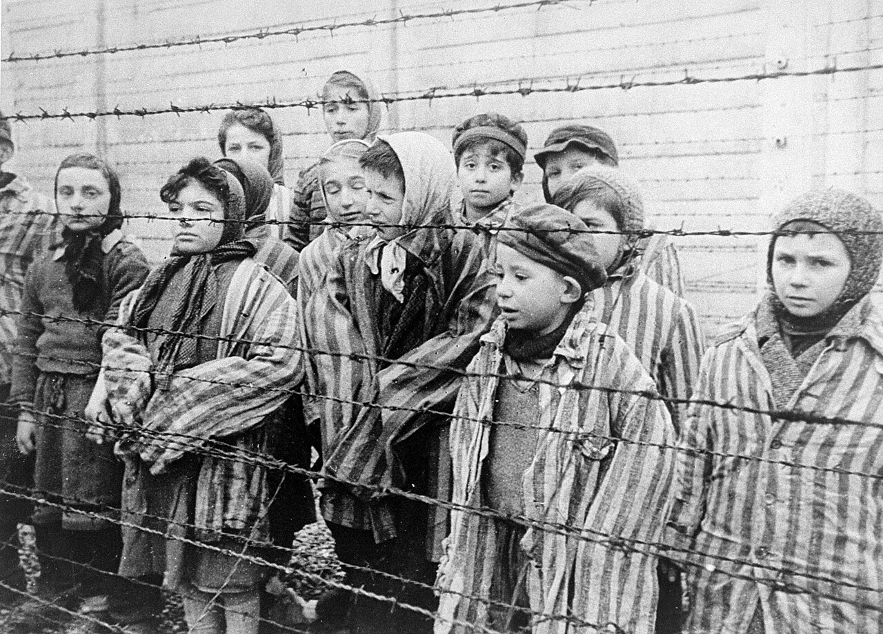 Child Survivors Of Auschwitz - 1945