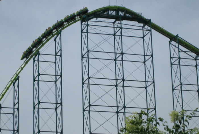 Image of Valleyfair’s Wild Thing roller coaster
