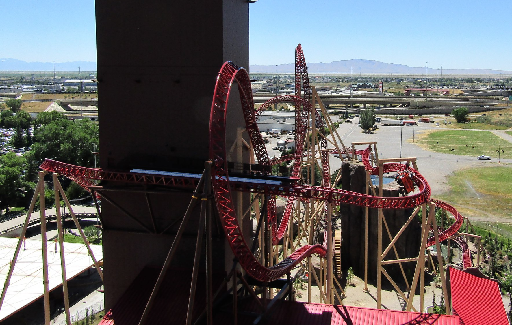 image of The Cannibal roller coaster at Lagoon