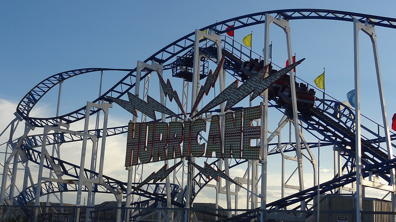 Picture of Hurricane roller coaster at Western Playland