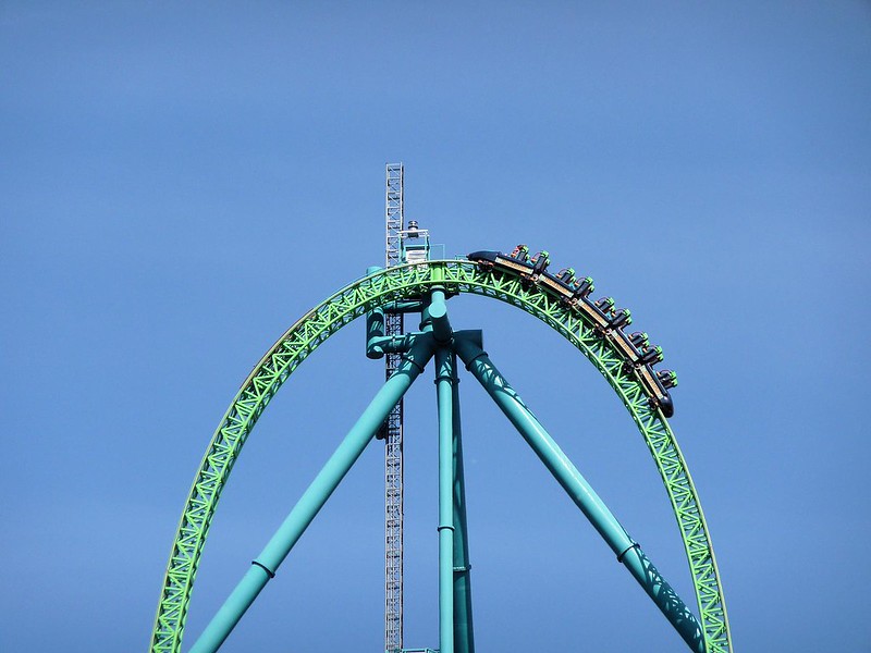 image of Kingda ka rollercoaster