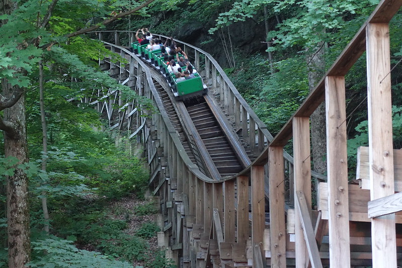 Roller coaster at Lake Compounce