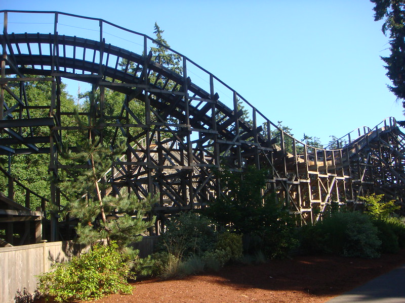 image of Timberhawk Ride of Prey Roller Coaster at Wild Waves