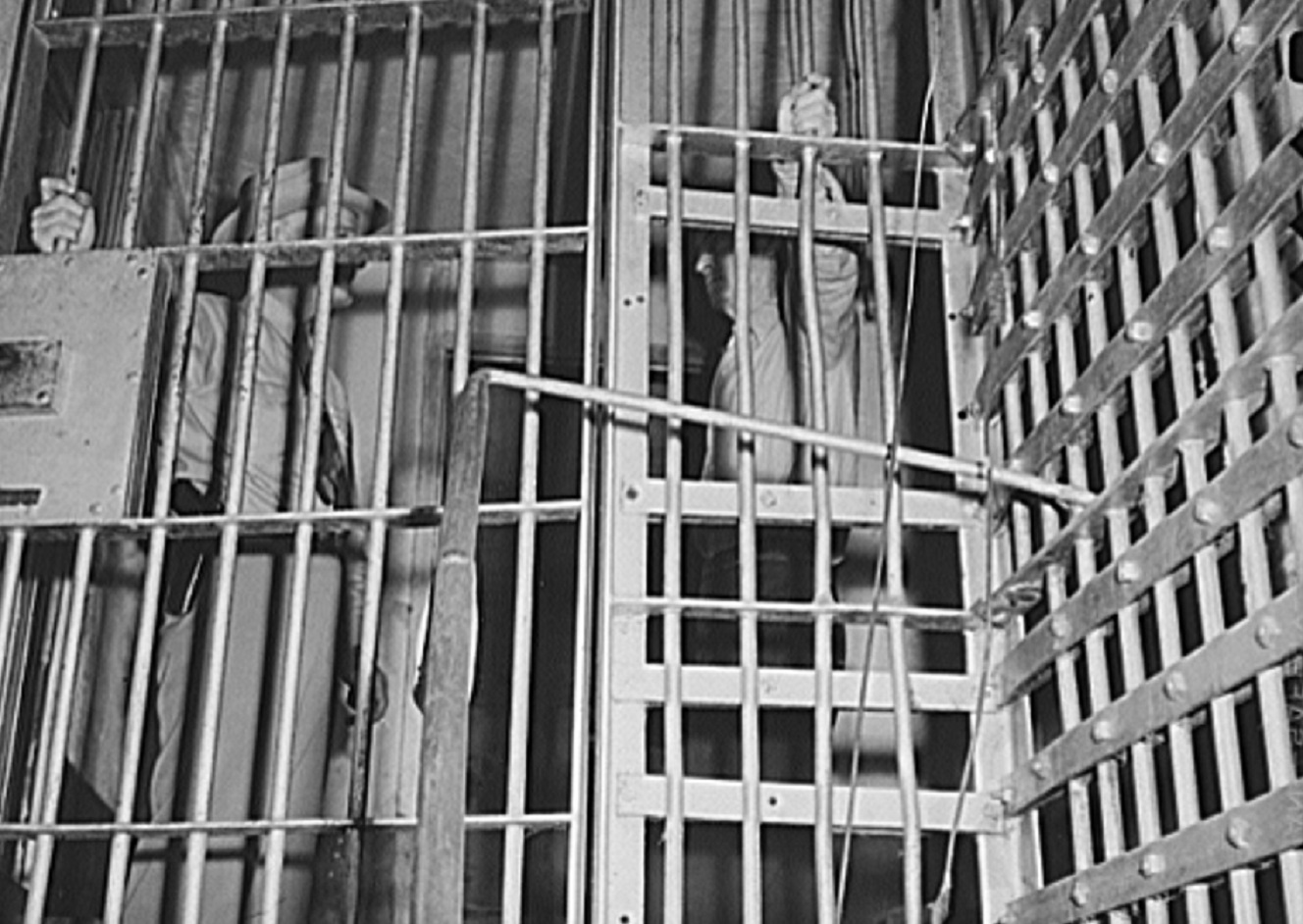 Correctional Center gate - circa 1945