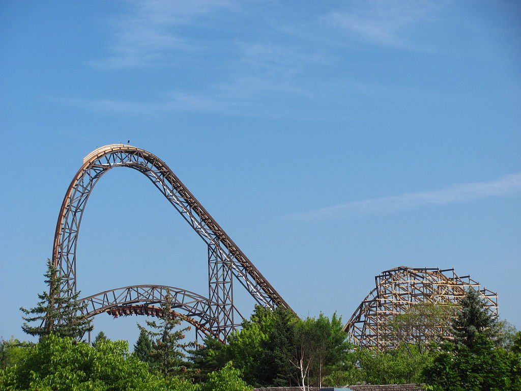 image of Goliath roller coaster in Illinois