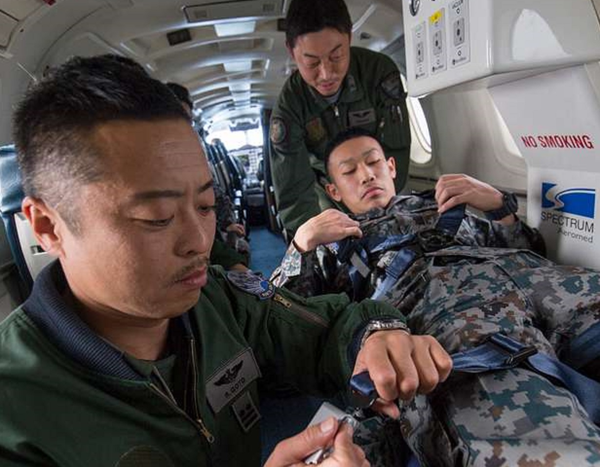 Military personal in Japan.