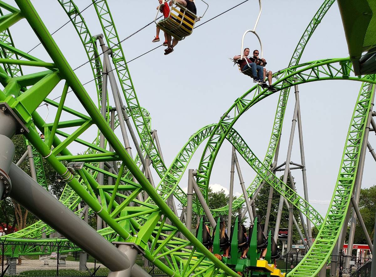 image of The Monster roller coaster at Lowa