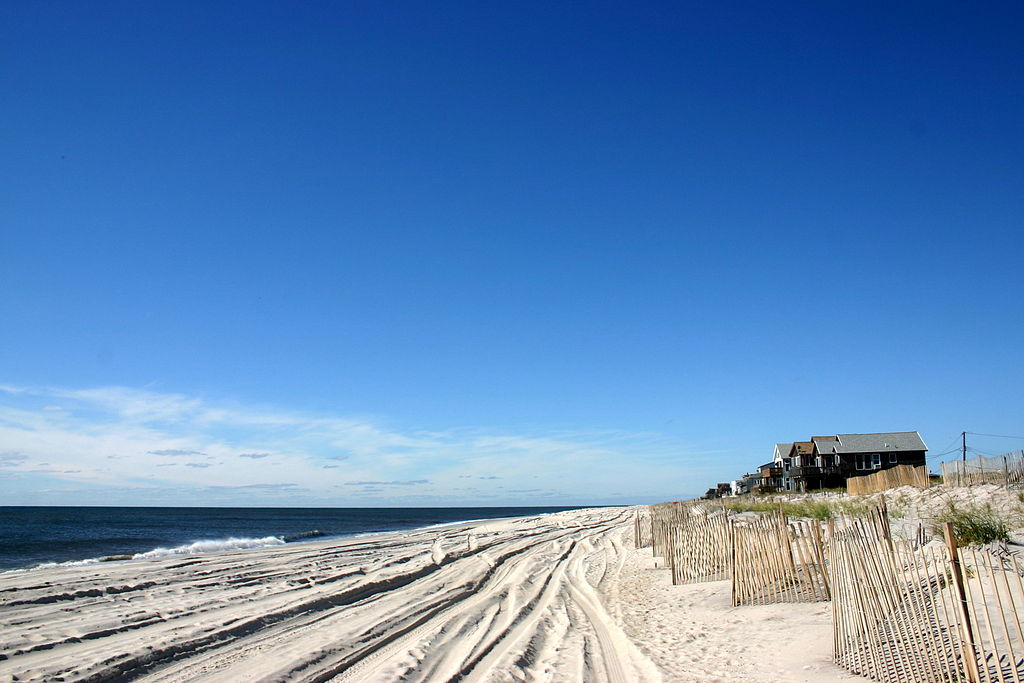 Landscape Photo of Sandy Beach on Fire Island, U.S. state of New York