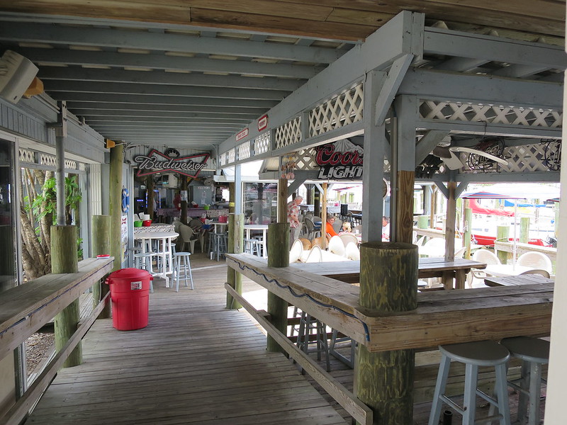 Interior of Bonita Bill's waterfront Cafe