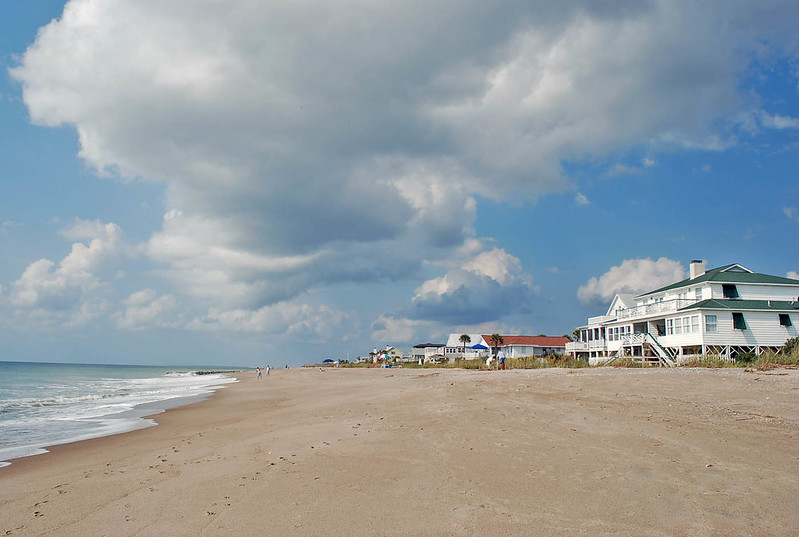 Landscape Photo of Ocean Front on Edisto Island