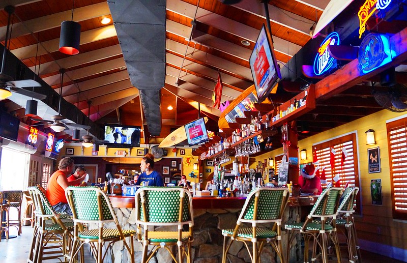 People Sitting in the Island Dogs Bar Key West Florida