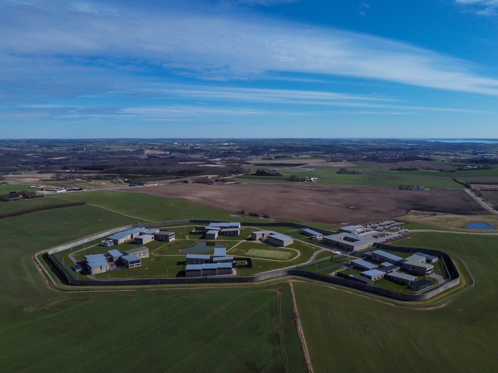 Image of a new prison design building