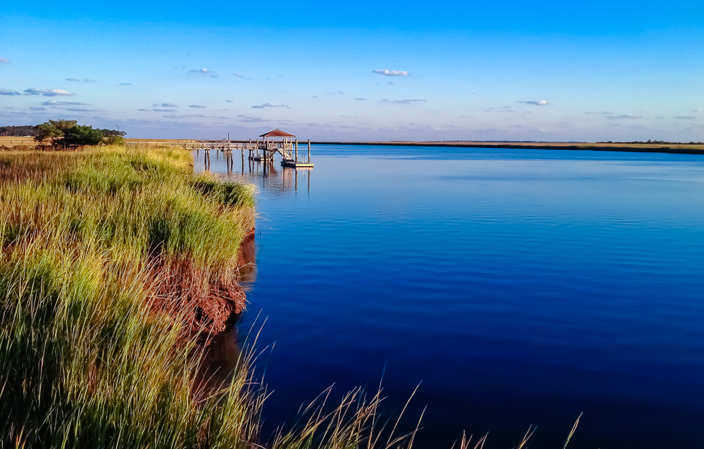 Dock on Daufuskie Island in Beaufort, South Carolina