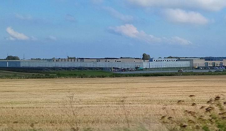 Image from a distance of Storstrøm prison