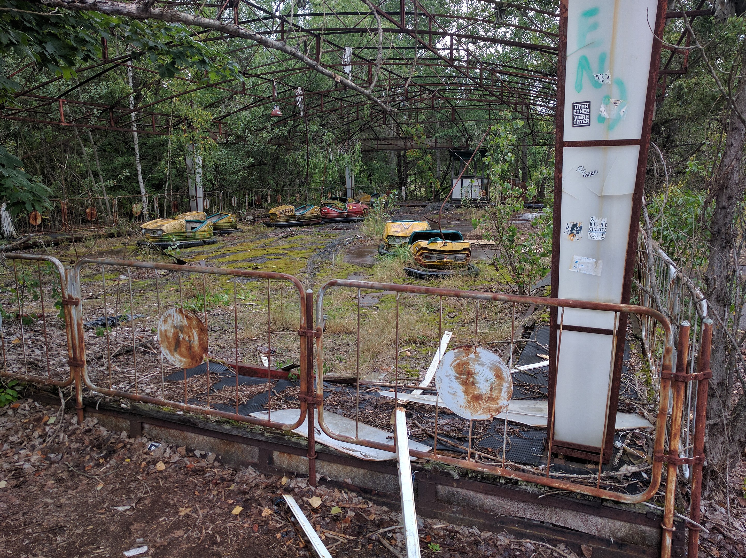 Pripyat Amusement Park Bumper Cars
