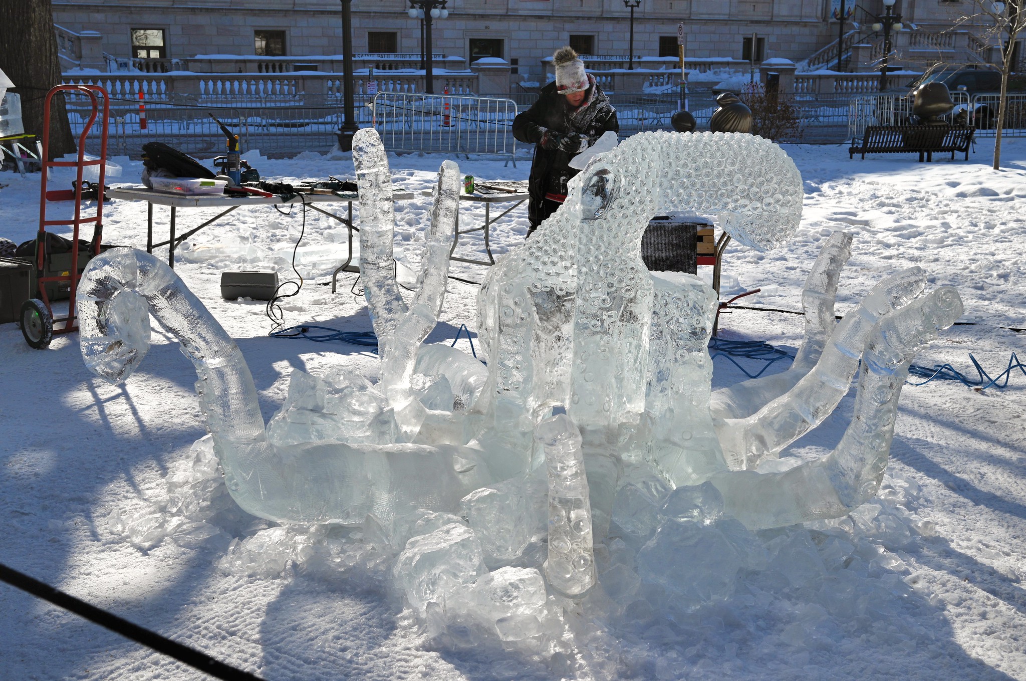 St. Paul is the hub of the St. Paul Winter Carnival.