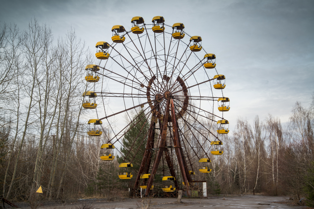 Amusement park in Pripyat / Chernobyl disaster
