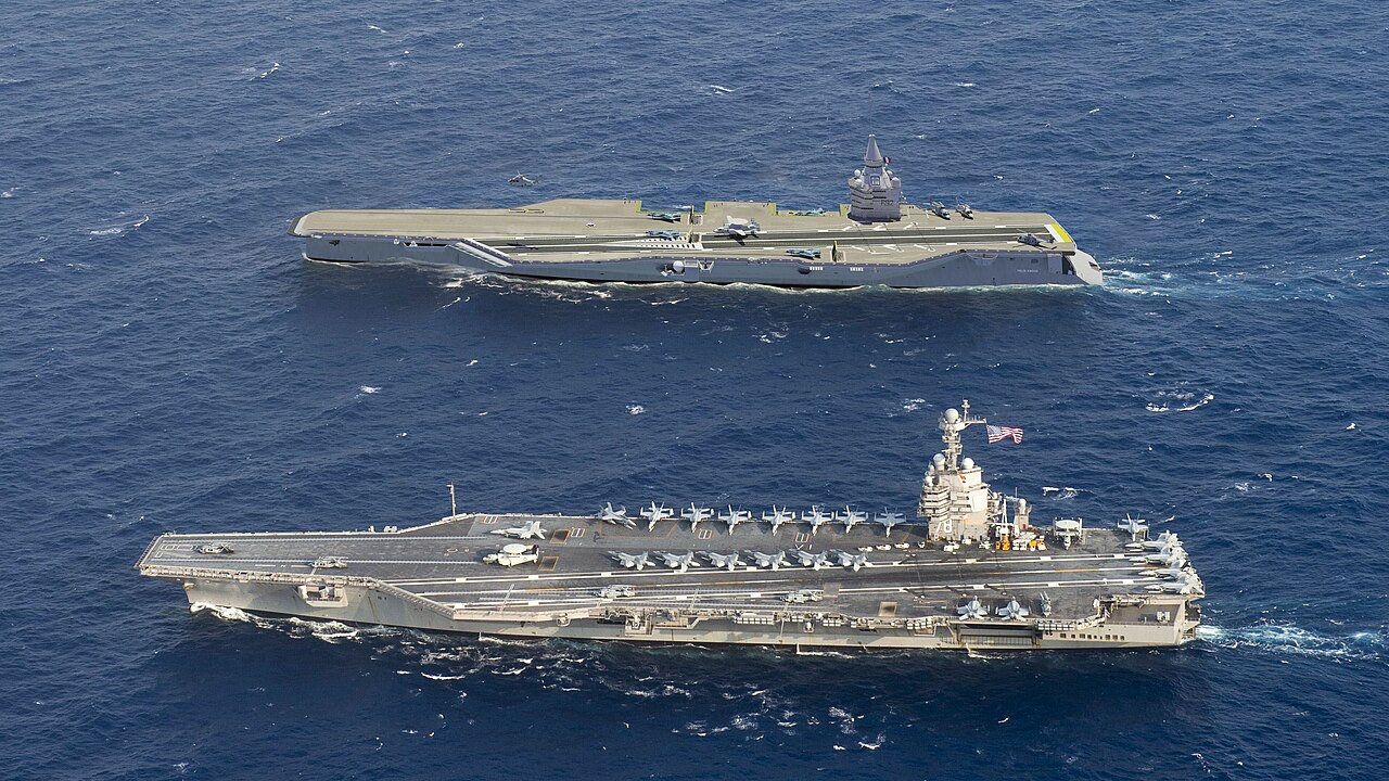 USS Gerald R. Ford and USS Harry S. Truman