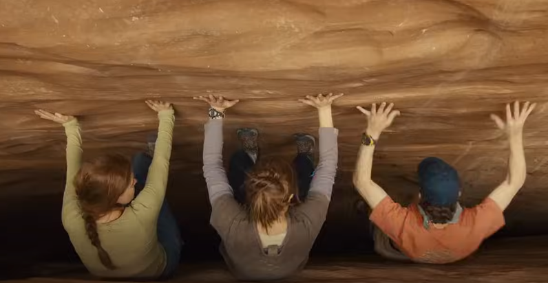 image of Aron Ralston and two other girls