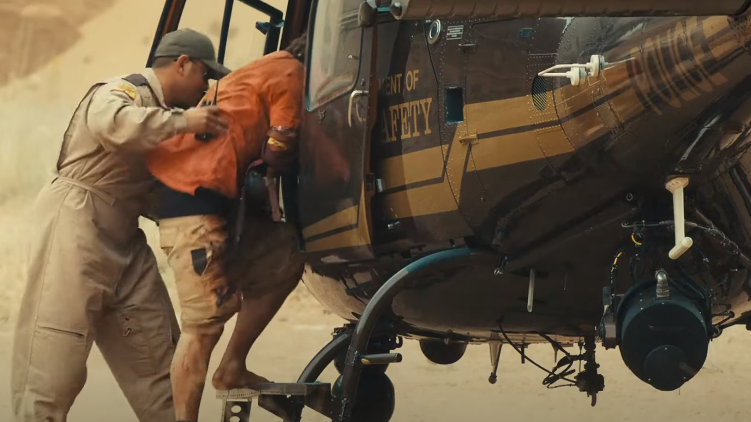 image of Aron helicopter rescue