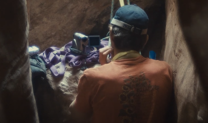 image of man filming himself