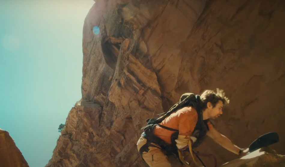 man going on his knees