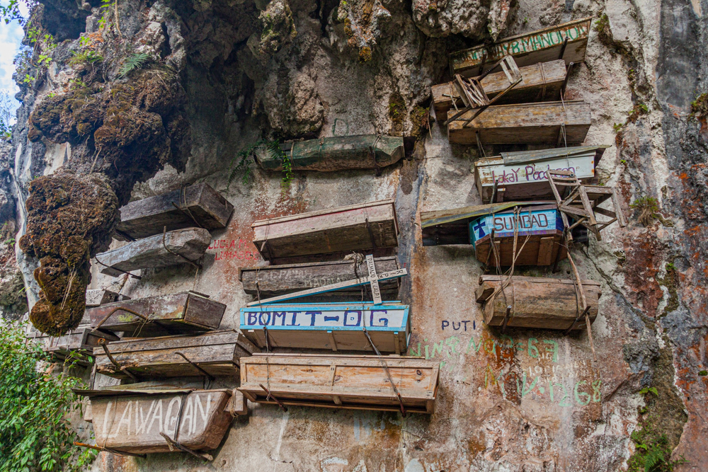 Hanging coffins in Sagada