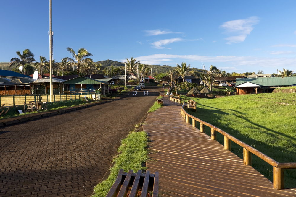Hanga Roa in Easter Island