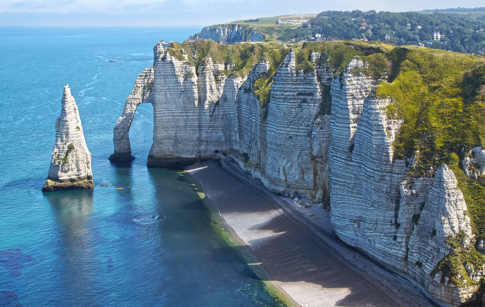 Etretat, France cliff